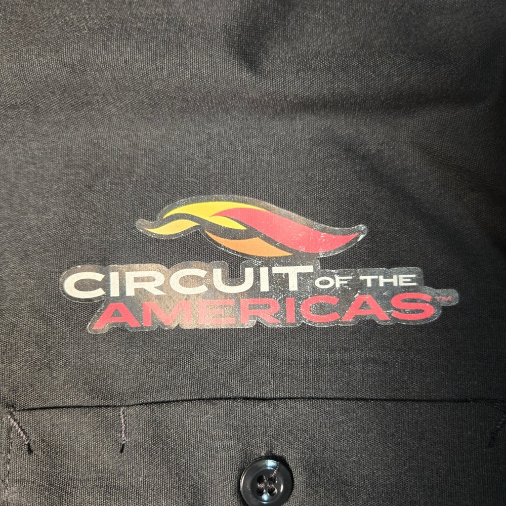 CornerStone F1 2012 US Grand Prix Circuit of the Americas Work Shirt Black M - Picture 6 of 9